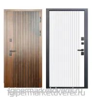 Входная металлическая дверь ПРОТЕРМА Винорит Белый рельеф производителя Феррони