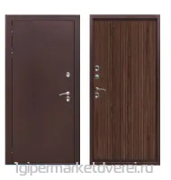 Входная металлическая дверь ПРОТЕРМА Букле шоколад Каштан мускат производителя Феррони