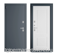 Входная металлическая дверь Термо 40 муар серый производителя ДВЕРИЕСТЬ.РФ