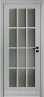 Межкомнатная дверь ДО 242 светло-серый  производителя EKODOOR