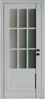 Межкомнатная дверь ДО 243 светло-серый производителя EKODOOR