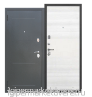 Входная металлическая дверь Гарда 7,5 см Муар Белый ясень, Венге Тобакко  производителя Феррони