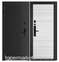 Входная металлическая дверь Стальная 17С Черный муар производителя ДВЕРИЕСТЬ.РФ