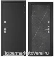 Входная металлическая дверь Стальная 18 Черный муар производителя ДВЕРИЕСТЬ.РФ