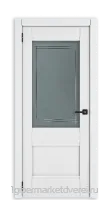Межкомнатная дверь ДО 241 белый матовый производителя EKODOOR